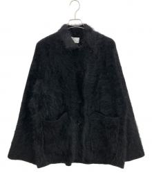 CLANE（クラネ）の古着「ANGOLA TAILORED KNIT JACKET」｜ブラック
