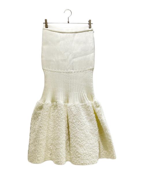 CFCL（シーエフシーエル）CFCL (シーエフシーエル) FLUTED REEF MERMAID SKIRT フリル リーフ マーメイドスカート CF007KG162 ホワイト サイズ:3 未使用品の古着・服飾アイテム