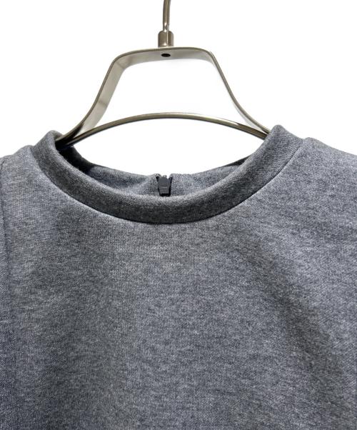 ENFOLD（エンフォルド）ENFOLD (エンフォルド) ダンボールレイヤードプルオーバー/Double Face Layered Pullover Sweatshirt/300HA880-2450 ブルー×グレー サイズ:38の古着・服飾アイテム