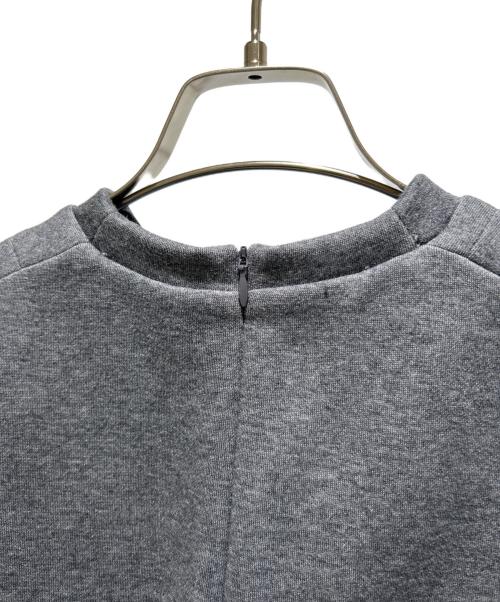 ENFOLD（エンフォルド）ENFOLD (エンフォルド) ダンボールレイヤードプルオーバー/Double Face Layered Pullover Sweatshirt/300HA880-2450 ブルー×グレー サイズ:38の古着・服飾アイテム