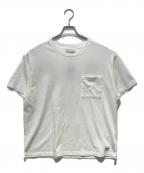 MINEDENIM×M&Mマインデニム×エムアンドエム）の古着「Star Embroidery Pocket Tee」｜ホワイト
