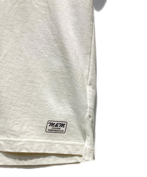 MINEDENIM（マインデニム）MINEDENIM (マインデニム) M&M (エムアンドエム) Star Embroidery Pocket Tee ホワイト サイズ:XLの古着・服飾アイテム