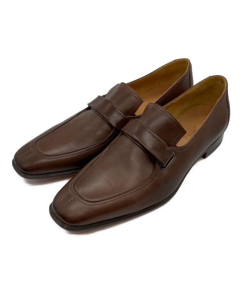HERMES（エルメス）HERMES (エルメス) ローファー ブラウン サイズ:41 1/2の古着・服飾アイテム
