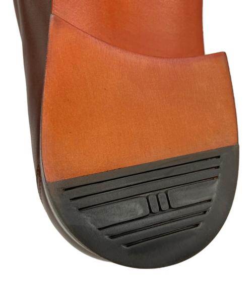 HERMES（エルメス）HERMES (エルメス) ローファー ブラウン サイズ:41 1/2の古着・服飾アイテム