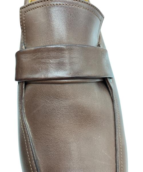 HERMES（エルメス）HERMES (エルメス) ローファー ブラウン サイズ:41 1/2の古着・服飾アイテム