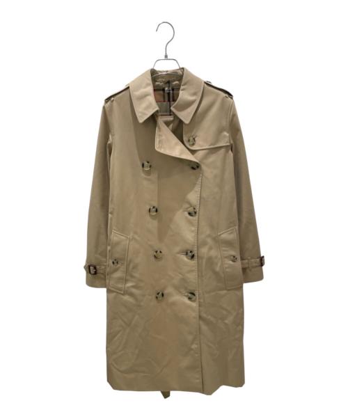BURBERRY（バーバリー）BURBERRY (バーバリー) LONG KENSINGTON HERITAGE TRENCH COAT ベージュ サイズ:４ 未使用品の古着・服飾アイテム