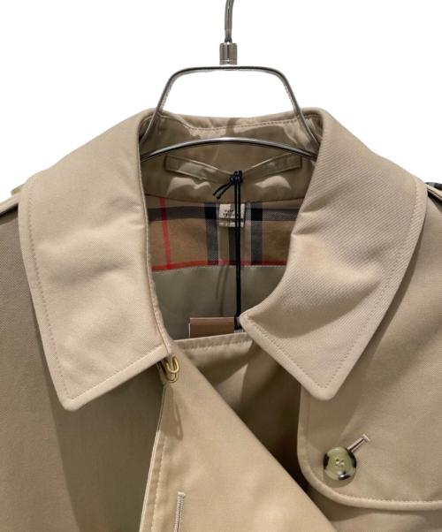BURBERRY（バーバリー）BURBERRY (バーバリー) LONG KENSINGTON HERITAGE TRENCH COAT ベージュ サイズ:４ 未使用品の古着・服飾アイテム