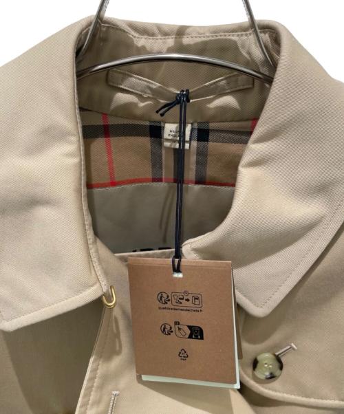 BURBERRY（バーバリー）BURBERRY (バーバリー) LONG KENSINGTON HERITAGE TRENCH COAT ベージュ サイズ:４ 未使用品の古着・服飾アイテム
