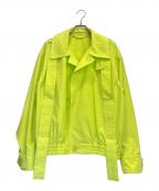 HOMME PLISSE ISSEY MIYAKEオム プリッセ イッセイ ミヤケ）の古着「PARACHUTEジャケット」｜黄緑