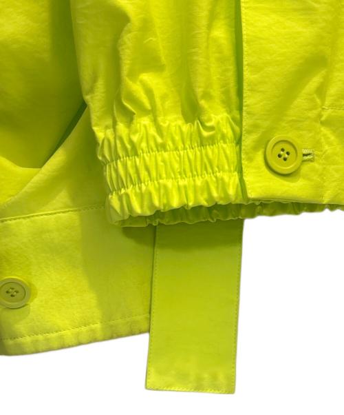 HOMME PLISSE ISSEY MIYAKE（オム プリッセ イッセイ ミヤケ）HOMME PLISSE ISSEY MIYAKE (オム プリッセ イッセイ ミヤケ) PARACHUTEジャケット 黄緑 サイズ:1の古着・服飾アイテム