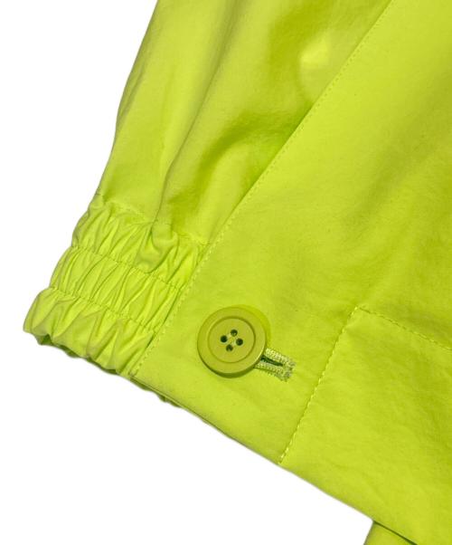 HOMME PLISSE ISSEY MIYAKE（オム プリッセ イッセイ ミヤケ）HOMME PLISSE ISSEY MIYAKE (オム プリッセ イッセイ ミヤケ) PARACHUTEジャケット 黄緑 サイズ:1の古着・服飾アイテム