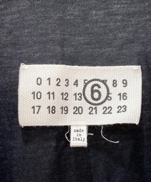 MM6 Maison Margiela（エムエムシックスメゾンマルジェラ）MM6 Maison Margiela (エムエムシックスメゾンマルジェラ) ビスチェ レイヤード ビッグシルエット カットソー ブラック サイズ:Sの古着・服飾アイテム