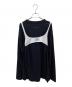 MM6 Maison Margiela (エムエムシックスメゾンマルジェラ) ビスチェ レイヤード ビッグシルエット カットソー ブラック サイズ:S：20000円