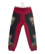 SUPREME×Jean Paul GAULTIERシュプリーム×ジャンポールゴルチェ）の古着「Floral Print Sweatpant」｜レッド