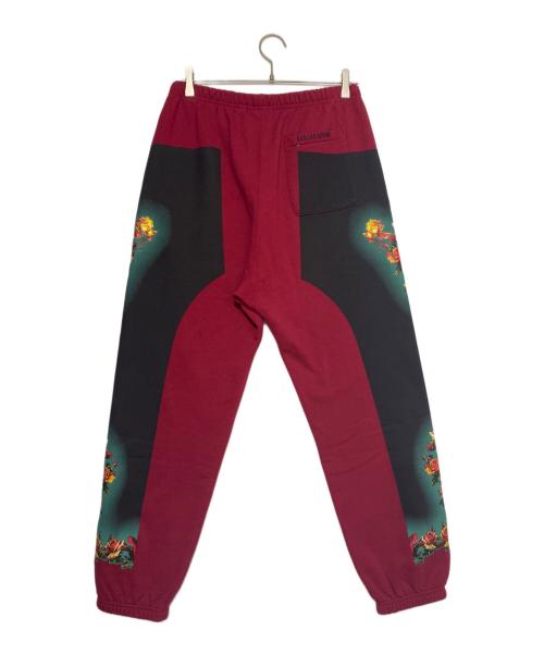 SUPREME（シュプリーム）SUPREME (シュプリーム) Jean Paul GAULTIER (ジャンポールゴルチェ) Floral Print Sweatpant レッド サイズ:Mの古着・服飾アイテム
