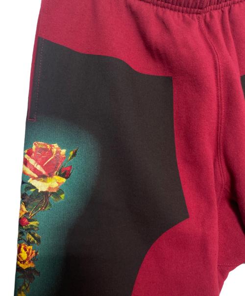 SUPREME（シュプリーム）SUPREME (シュプリーム) Jean Paul GAULTIER (ジャンポールゴルチェ) Floral Print Sweatpant レッド サイズ:Mの古着・服飾アイテム