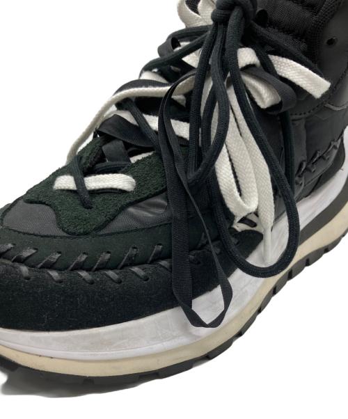 sacai（サカイ）sacai (サカイ) NIKE (ナイキ) Jean Paul GAULTIER (ジャンポールゴルチェ) Vapor Waffle ブラック サイズ:UK 7の古着・服飾アイテム