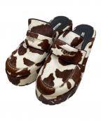 PRANK PROJECTプランクプロジェクト）の古着「厚底Loafer Mules」｜ブラウン