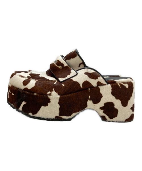 PRANK PROJECT（プランクプロジェクト）PRANK PROJECT (プランクプロジェクト) 厚底Loafer Mules ブラウン サイズ:Lの古着・服飾アイテム