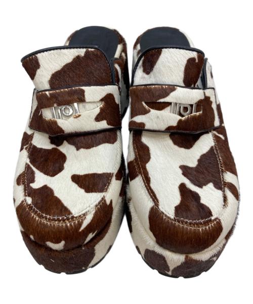 PRANK PROJECT（プランクプロジェクト）PRANK PROJECT (プランクプロジェクト) 厚底Loafer Mules ブラウン サイズ:Lの古着・服飾アイテム