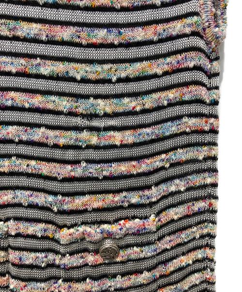CHANEL（シャネル）CHANEL (シャネル) ココマークボタンノースリーブワンピース ブラック サイズ:40の古着・服飾アイテム
