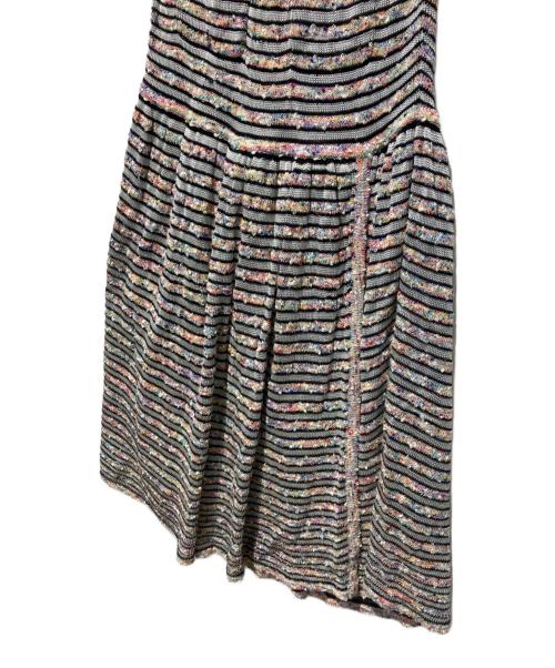 CHANEL（シャネル）CHANEL (シャネル) ココマークボタンノースリーブワンピース ブラック サイズ:40の古着・服飾アイテム
