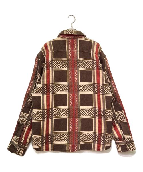 RRL（ダブルアールエル）RRL (ダブルアールエル) チェック パデッドジャケット/Check Padded Jacket/782973917001 ブラウン サイズ:Lの古着・服飾アイテム