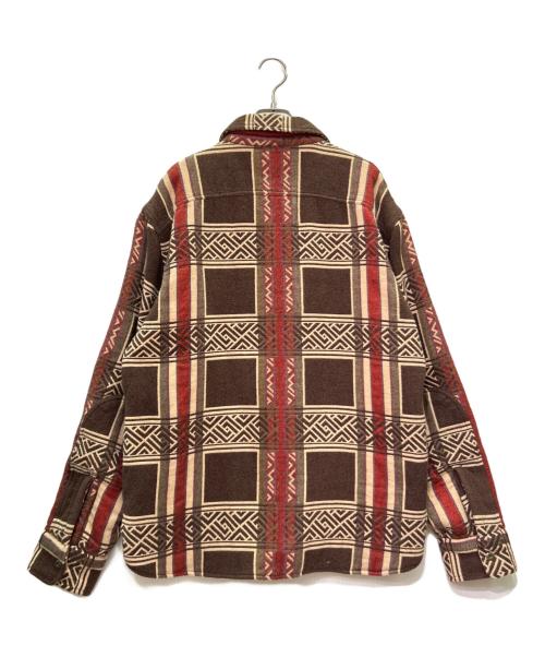RRL（ダブルアールエル）RRL (ダブルアールエル) チェック パデッドジャケット/Check Padded Jacket/782973917001 ブラウン サイズ:Lの古着・服飾アイテム