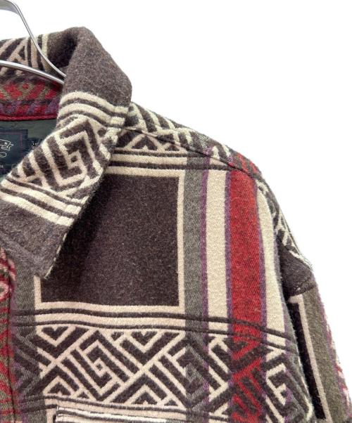 RRL（ダブルアールエル）RRL (ダブルアールエル) チェック パデッドジャケット/Check Padded Jacket/782973917001 ブラウン サイズ:Lの古着・服飾アイテム