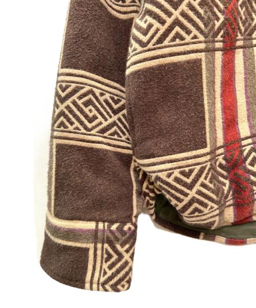RRL（ダブルアールエル）RRL (ダブルアールエル) チェック パデッドジャケット/Check Padded Jacket/782973917001 ブラウン サイズ:Lの古着・服飾アイテム