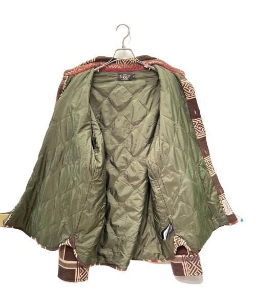 RRL（ダブルアールエル）RRL (ダブルアールエル) チェック パデッドジャケット/Check Padded Jacket/782973917001 ブラウン サイズ:Lの古着・服飾アイテム