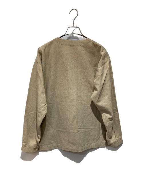 ISSEY MIYAKE（イッセイミヤケ）ISSEY MIYAKE (イッセイミヤケ) リネンブラウス ベージュ サイズ:9の古着・服飾アイテム