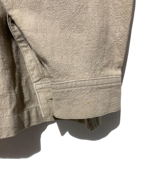 ISSEY MIYAKE（イッセイミヤケ）ISSEY MIYAKE (イッセイミヤケ) リネンブラウス ベージュ サイズ:9の古着・服飾アイテム