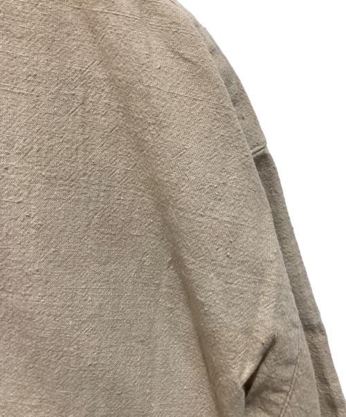 ISSEY MIYAKE（イッセイミヤケ）ISSEY MIYAKE (イッセイミヤケ) リネンブラウス ベージュ サイズ:9の古着・服飾アイテム