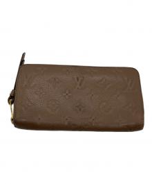 LOUIS VUITTON（ルイ ヴィトン）の古着「モノグラム・アンプラント/長財布」｜ブラウン