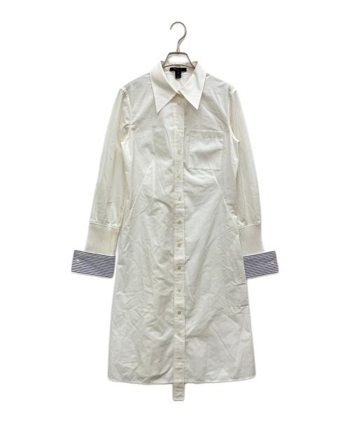LOUIS VUITTON（ルイ ヴィトン）LOUIS VUITTON (ルイ ヴィトン) シャツワンピース ホワイト サイズ:36の古着・服飾アイテム