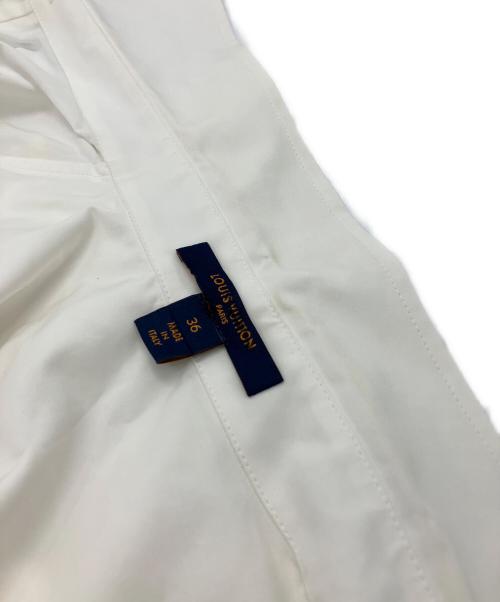 LOUIS VUITTON（ルイ ヴィトン）LOUIS VUITTON (ルイ ヴィトン) シャツワンピース ホワイト サイズ:36の古着・服飾アイテム