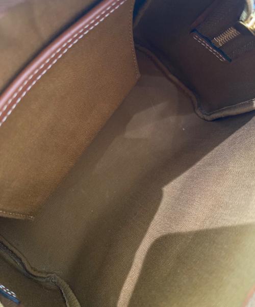 CELINE（セリーヌ）CELINE (セリーヌ) スモールボストンバッグ ブラック×ブラウンの古着・服飾アイテム