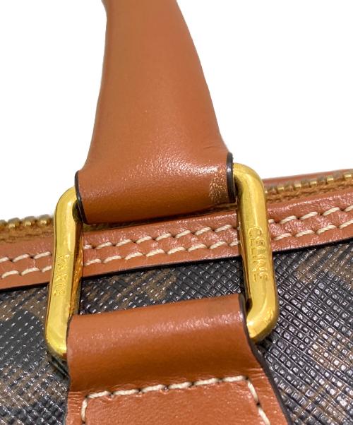 CELINE（セリーヌ）CELINE (セリーヌ) スモールボストンバッグ ブラック×ブラウンの古着・服飾アイテム
