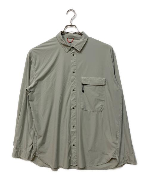 NANGA（ナンガ）NANGA (ナンガ) PLCエクスカーションシャツ ライトグレー サイズ:SIZE S 未使用品の古着・服飾アイテム