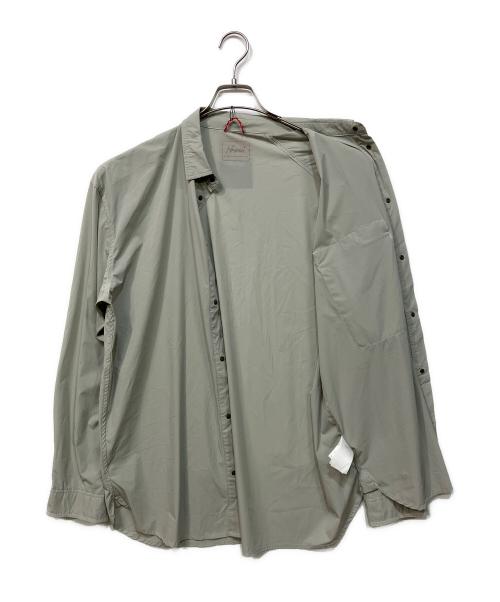 NANGA（ナンガ）NANGA (ナンガ) PLCエクスカーションシャツ ライトグレー サイズ:SIZE S 未使用品の古着・服飾アイテム