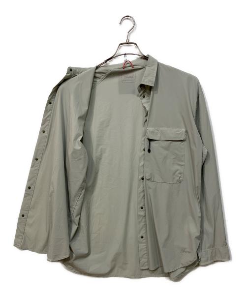NANGA（ナンガ）NANGA (ナンガ) PLCエクスカーションシャツ ライトグレー サイズ:SIZE S 未使用品の古着・服飾アイテム