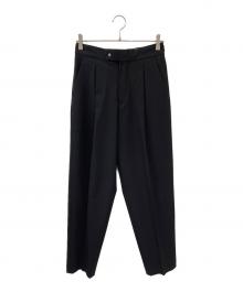 HYKE（ハイク）の古着「P R STRETCH TAPERED PANTS」｜ブラック