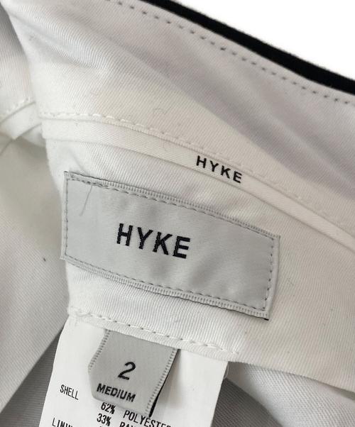HYKE（ハイク）HYKE (ハイク) P R STRETCH TAPERED PANTS ブラック サイズ:2の古着・服飾アイテム