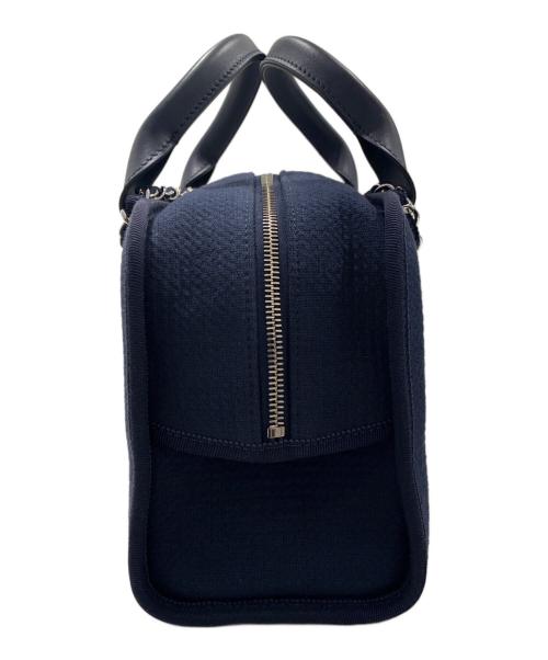 CHANEL（シャネル）CHANEL (シャネル) ドーヴィル PM ボーリングバッグ 2WAYバッグ/Deauville PM Bowling Bag 2Way Shoulder Bag ネイビー サイズ:PMの古着・服飾アイテム