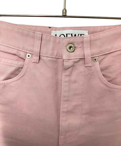 LOEWE（ロエベ）LOEWE (ロエベ) バレル コットン トラウザーズ ピンク サイズ:32の古着・服飾アイテム