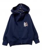 Snidel×foxy illustrationsスナイデル×フォキシーイリュージョンズ）の古着「ボリュームパーカー」｜ネイビー