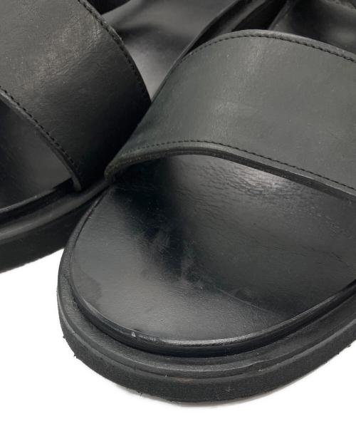 FOOTWORKS（フットワークス）FOOTWORKS (フットワークス) レザーサンダル ブラック サイズ:24の古着・服飾アイテム