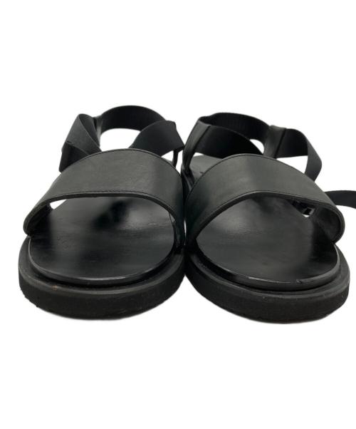FOOTWORKS（フットワークス）FOOTWORKS (フットワークス) レザーサンダル ブラック サイズ:24の古着・服飾アイテム