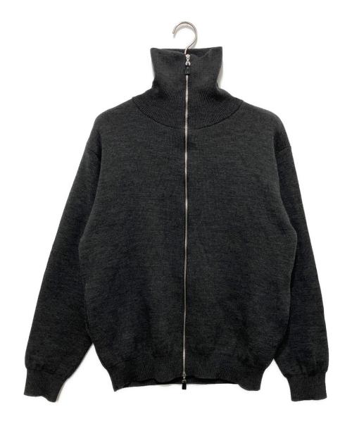 BATONER（バトナ―）BATONER (バトナ―) UNITED ARROWS (ユナイテッドアローズ) ドライバーズニット チャコールグレー サイズ:2の古着・服飾アイテム